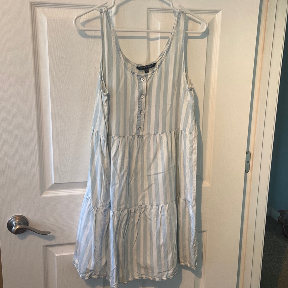 Velvet Heart Striped Dress - size medium